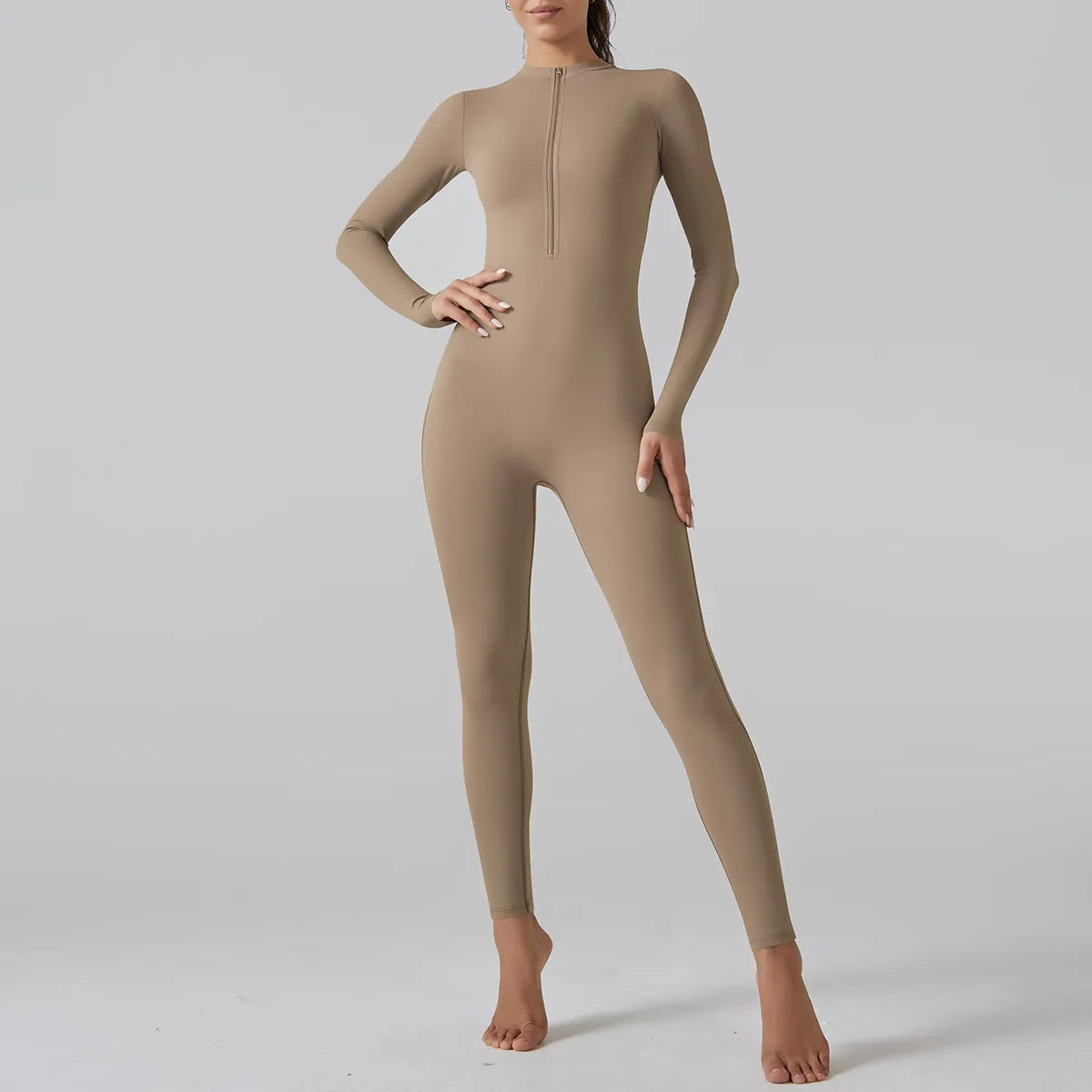 AIMERIE™ Zipper Jumpsuit