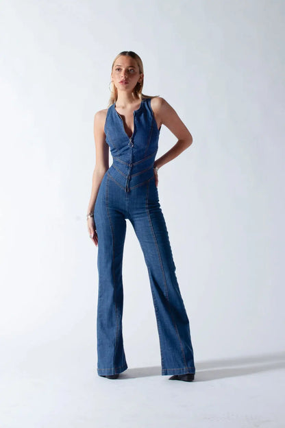 AIMERIE™ Jeans Jumpsuit