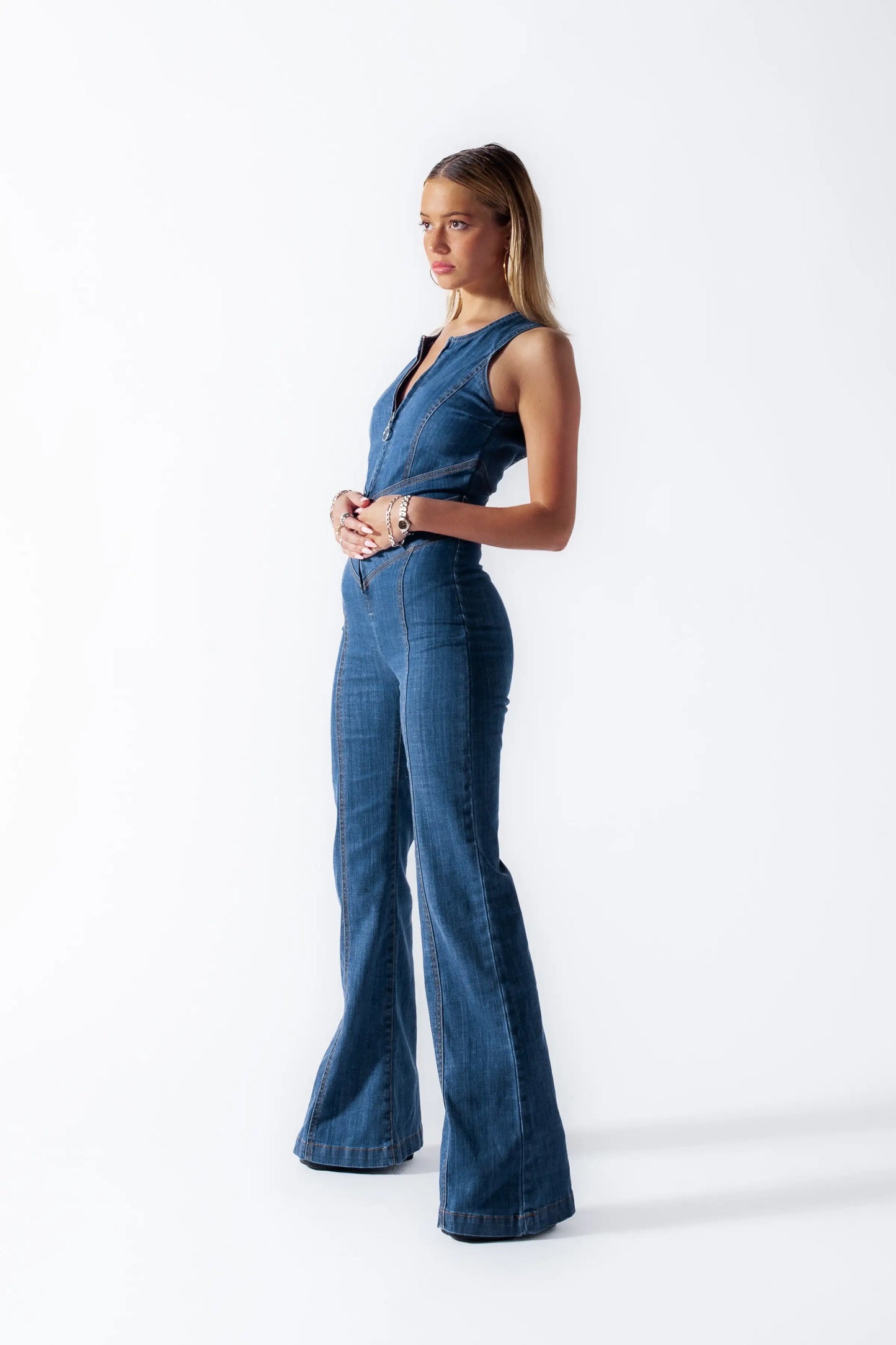 AIMERIE™ Jeans Jumpsuit