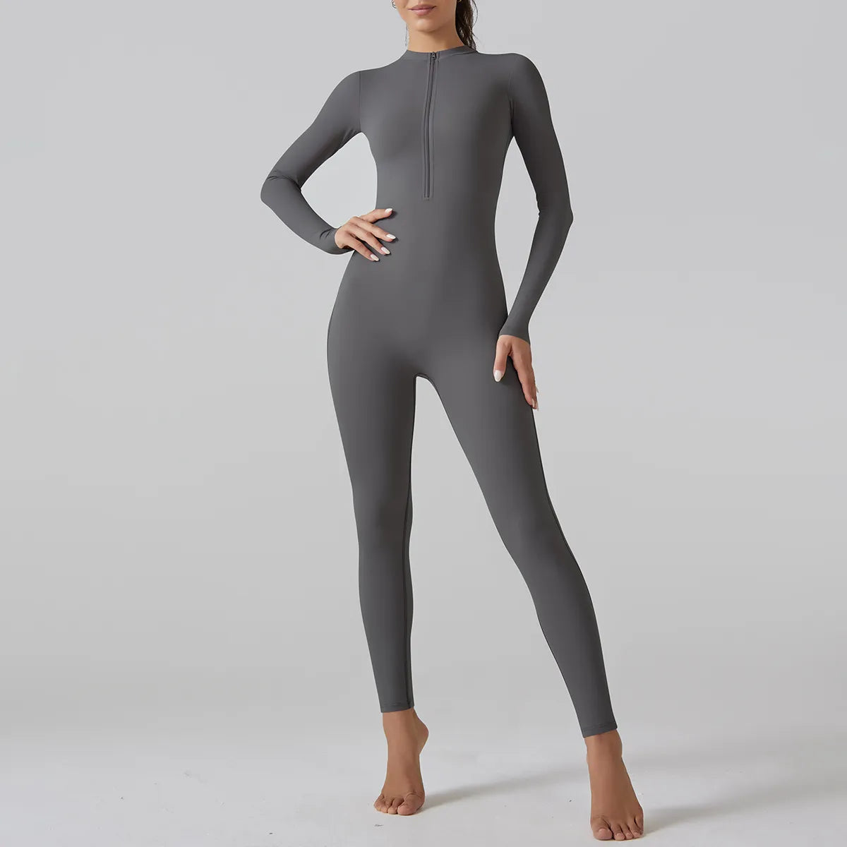 AIMERIE™ Zipper Jumpsuit